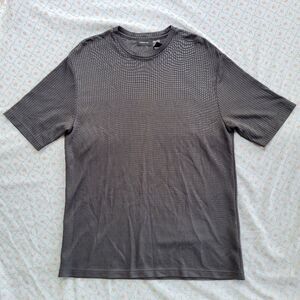 Claiborne Size Large Black Short Sleeve Ribbed Tee